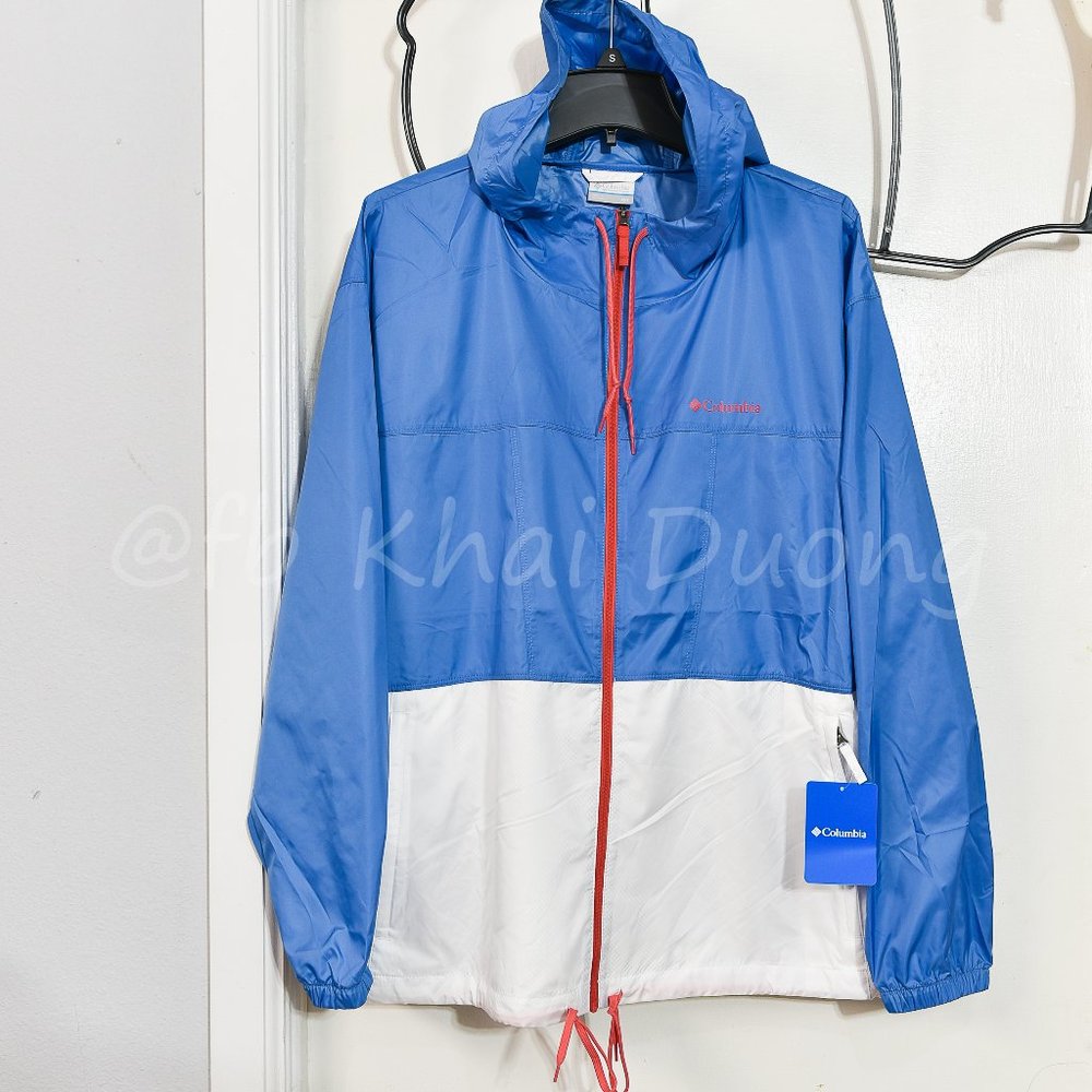 Columbia‎ Women Windbreaker Jacket Medieval,White